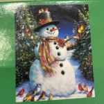 Springbok 1000 Piece Snowman Puzzle. 24 X 30 Titled Feathered Friends 2004.. Fixed Price $15.00.