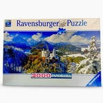 Ravensburger 2000 Piece Panorama Neuschwanstein Castle Puzzle New Open Box. Fixed Price $40.49.