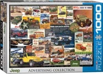 Jeep Advertising Collection 1000 Piece Jigsaw Puzzle Eurographics New. Fixed Price $31.99.