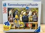 Ravensburger Cat's Got Mail 300 Pc Large Format Jigsaw Puzzle Kitty Sealed. Fixed Price $18.95.