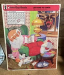 Frame-tray Puzzle Letters To Santa 1987,1973 The Rainbow Works 75900-2. Fixed Price $5.60.