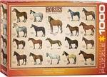 Horses 1000 Piece Jigsaw Puzzle Eurographics New. Fixed Price $31.99.