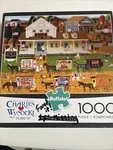 Rare Charles Wysocki 1000 Pc. Puzzle, "storin' Up" By Buffalo Games. Fixed Price $14.75.