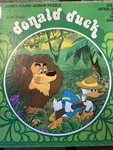 Vintage 1975 Whitman Disney Donald Duck Hunting Jigsaw Puzzle 4427 Round. Fixed Price $20.00.