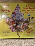 Lori Schory Sunsout Shaped Jigsaw Puzzle Signs Of Spring Nib. Fixed Price $25.00.