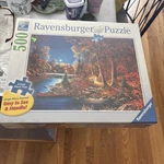 Ravensburger 500 Large Piece Jigsaw Puzzle "still Of The Night" (27"X20") New. Fixed Price $34.99.