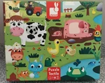Janod Farm Animals Giant Tactile Puzzle Pcs 2-4Y 02772 2016 Juratoys Complete. Fixed Price $10.39.