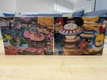 Lot Of Springbok 500P Puzzles - Crazy Carnival & Pinball Wizard, 2003 Comple. Fixed Price $32.99.