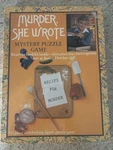 Murder She Wrote - 550 Pc Mystery Puzzle Game 18"X24" Vintage 1984 Complete!. Fixed Price $18.74.