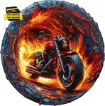 Wooden Puzzles For Adults - Fiery Escape Jigsaw Puzzle, Unique Animal Sha. Fixed Price $11.34.