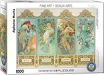 The Four Seasons By Mucha 1000 Piece Jigsaw Puzzle Eurographics New. Fixed Price $31.99.