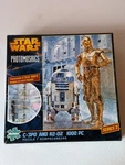 Star Wars Photomosaic C-3PO & R2-D2 1000 Pc Jigsaw Puzzle Buffalo Games 2015. Fixed Price $15.99.