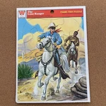 Vintage 1951, "the Lone Ranger" Frame-tray Puzzle, Kids Tested By Whitman Usa. Fixed Price $15.99.
