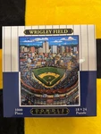 Wrigley Field Puzzle + Poster, 1000 Pieces, 18X24", Dowdle Folk Art, New Ob. Fixed Price $25.00.