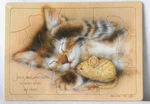 Puzzle - Warner Press Vintage "kitten Mouse" Bible 17 Piece Tray Nip!. Fixed Price $23.95.