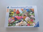 Ravensburger Puzzle 500 Piece Garden Birds 19 1/3 X 14 1/4 New Sealed. Fixed Price $16.99.