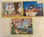 Walt Disney Jaymar Tray Puzzles (3) 1960-1970 Pooh, Mickey, Babes In Toy Vtg. Fixed Price $10.97.