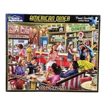 White Mountain 1000PCS Jigsaw Puzzle #1397 American Diner By Steve Crisp New. Fixed Price $26.99.