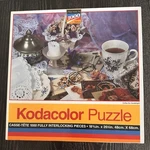 1995 Kodacolor Coffee By Candlelight Premium 1000 Pc Jigsaw Puzzle Rose Art. Fixed Price $18.00.