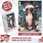 Sphynx Cat Jigsaw Puzzle For Adults Interlocking Games Christmas Gift Nwt. Fixed Price $26.99.