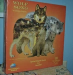 New Sunsout 1000 Puzzle Wolf Song By Dennis Rogers 34" X 27" Special Shaped. Fixed Price $17.59.