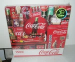 New Sealed Springbok 1500 Piece Jigsaw Puzzle Coca-cola Memories Made Usa. Fixed Price $31.45.