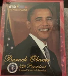 Barack Obama 44TH President 550 Pc Jigsaw Puzzle White Mountain New & Sealed. Fixed Price $17.99.
