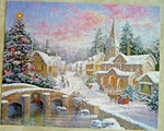 Springbok Jigsaw Puzzle Winter Scene 1000 Pieces Pzl Complete. Fixed Price $8.50.