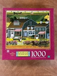 Charles Wysocki's Americana Flowerland Puzzle 1999 1000 Pcs Mb Hasbro Sealed. Fixed Price $29.99.
