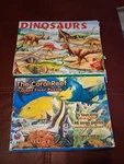 Melissa & Doug/ Frank Shaffer Floor Puzzles Lot Of 2 Dinosaur/ Coral Reef Used. Fixed Price $25.00.
