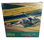 Springbok American 1500PC Hallmark Jigsaw Puzzle Farmer Field Usa Sealed. Fixed Price $29.99.