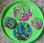 LOT/2 Vtg Springbok Thingies 7" Puzzles Lady Celery+exhaustion Sandy Miller Read. Fixed Price $26.95.