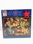 Cats Among The Toys Puzzle 1000 Piece 20 X 27 Lesley Anne Ivory New Vtg 1990'S. Fixed Price $19.75.