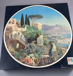 Dorset Round Puzzle 500 Piece Villa Vista #4690 20 Interlocking Circle Mb. Fixed Price $22.95.