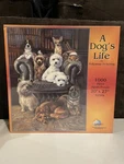 Sunsout Dogs Life By Pollyanna Pickering 1000 Piece Jigsaw Puzzle. Fixed Price $25.49.