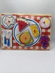 Circo By Target Wooden Child Puzzle W/peg Handles Food. Fixed Price $7.50.