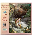 Sunsout Mountain Hideaway 500 Piece Jigsaw Puzzle By Dona Gelsinger. Fixed Price $18.50.