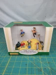 Lemax Table Decoration 2005 Leafpile Frolic #53506 Used In Box. Fixed Price $15.99.