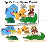 Spot's First Jigsaw Playset - Michael Stanfield 12 Wooden Pieces Complete. Fixed Price $12.00.