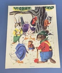 Vtg Golden Press Playskool Animal Friends Cardboard Frame Tray Puzzle 80-44. Fixed Price $7.50.