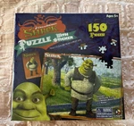 Shrek Jigsaw Puzzle 150 Piece Sticker Sheet Dreamworks Mga New Sealed 2006. Fixed Price $9.95.