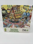 Ceaco Funny Business Candy Factory Gingerbread House 750 Pc Puzzle 100% Complete. Fixed Price $34.95.