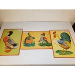 Vintage Milton Bradley Aptitude Tested Tray Puzzles. Fixed Price $14.00.