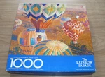 The Rainbow Parade Springbok 1000 Piece Jigsaw Puzzle Complete 24X30" Balloons. Fixed Price $22.00.