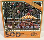 Jane Wooster Scott Going For The Brass Ring 500 Piece Cork Puzzle 1992 Ceacoread. Fixed Price $18.95.