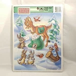 Rudolph Reindeer Frame Tray Jigsaw Picture Puzzle 1993 Golden Books New Age 3+. Fixed Price $11.99.