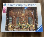 Ravensburger Puzzle Santuary Of Knowledge 2009 1000 Piece Library New Sealed. Fixed Price $24.99.