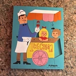Playskool Ice Cream Man Vintage Multicolor Wooden Tray Puzzle 19 Pieces. Fixed Price $10.00.