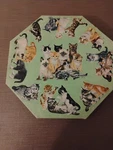 Vtg Springbok 1968 Okta Octagon Puzzle Kittens Cats Girard Goodenow Complete. Fixed Price $35.00.