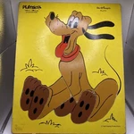 Playskool Wooden Childrens Puzzle #190-4 Pluto 7 Pieces Vintage Complete. Fixed Price $7.99.
